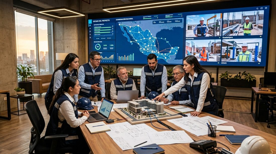 Equipo de Atria coordinando esfuerzos para prestar un servicio